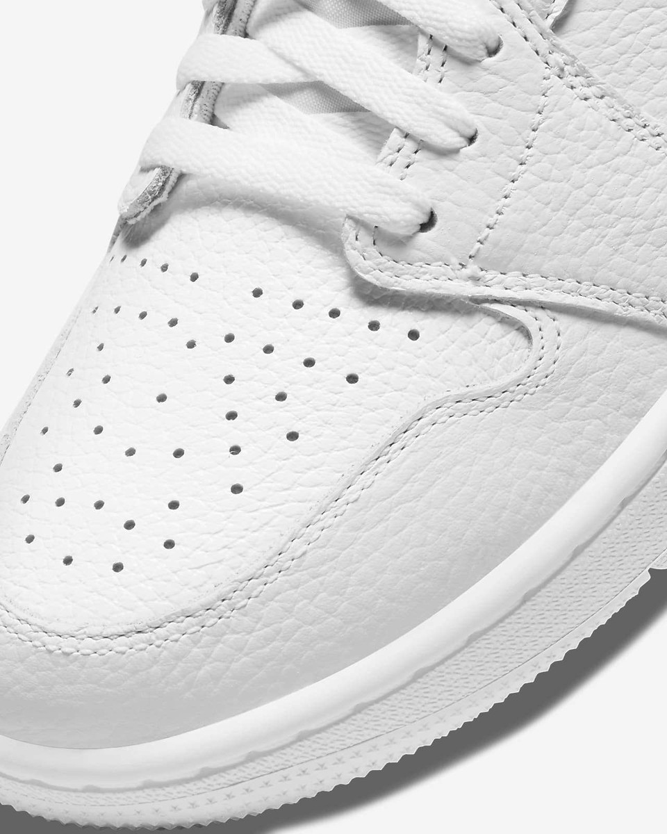 Size 9.5 - Jordan 1 Low Golf Triple White 2022 for sale online | eBay