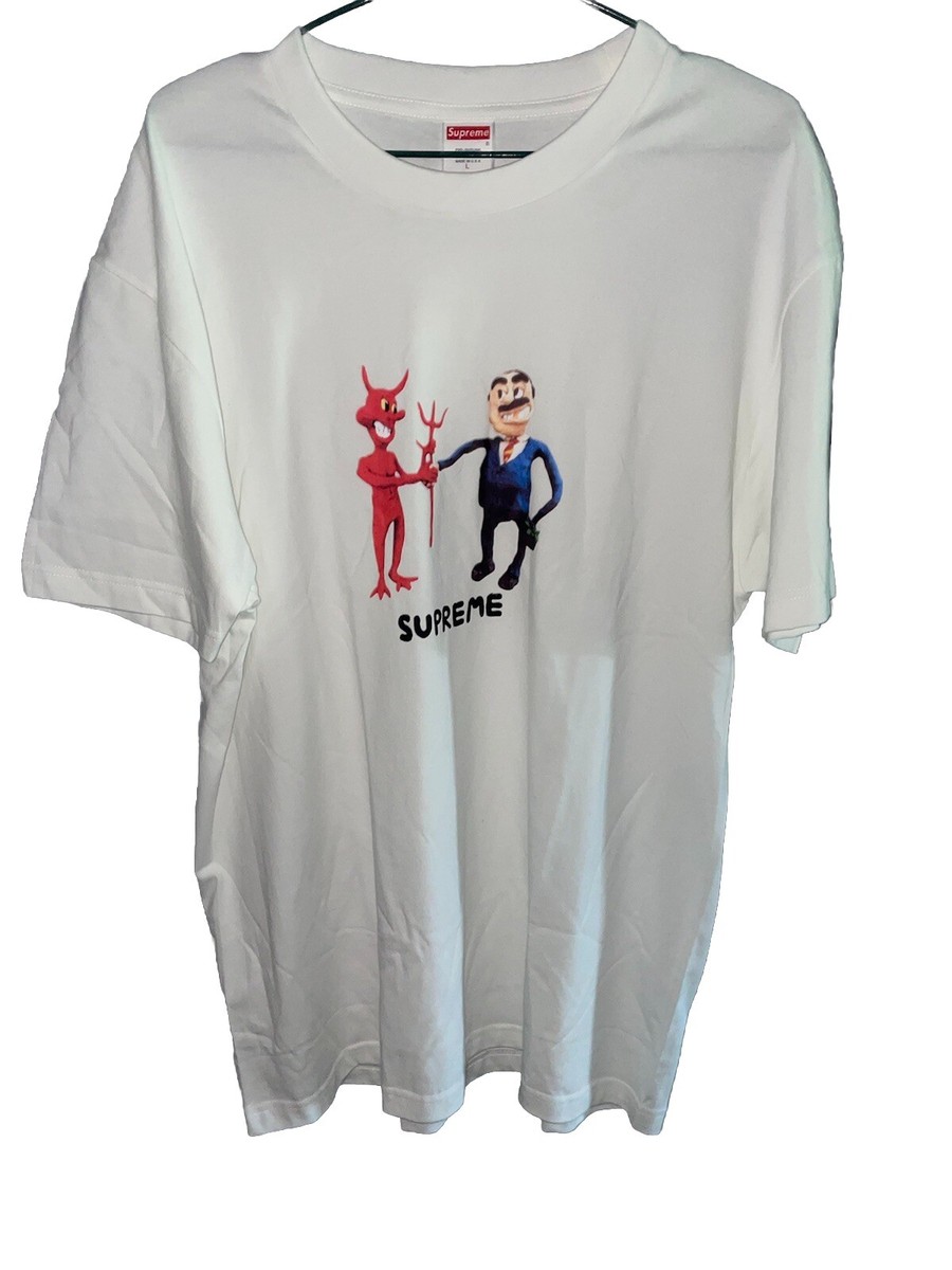 Supreme Business Tee White Size Large Devil Claymation Skate