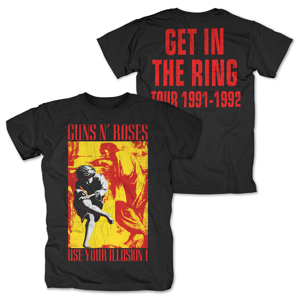 Guns N' Roses Illusion I front and Get In The Ring Tour 1991-1992