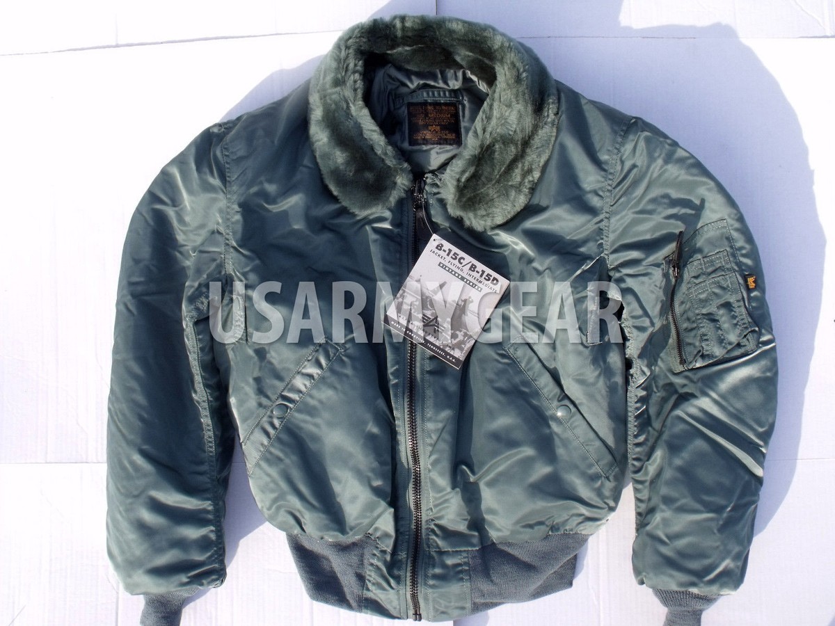 Vintage ALPHA Made in USA New Oldstock B-15 US Air Force Pilot