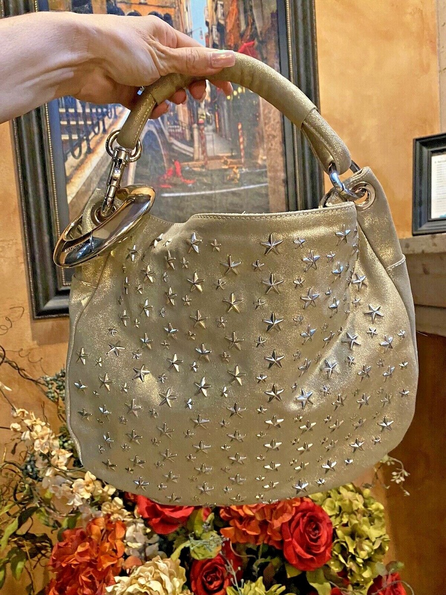 Jimmy Choo Gold Star Studded Handbag | eBay