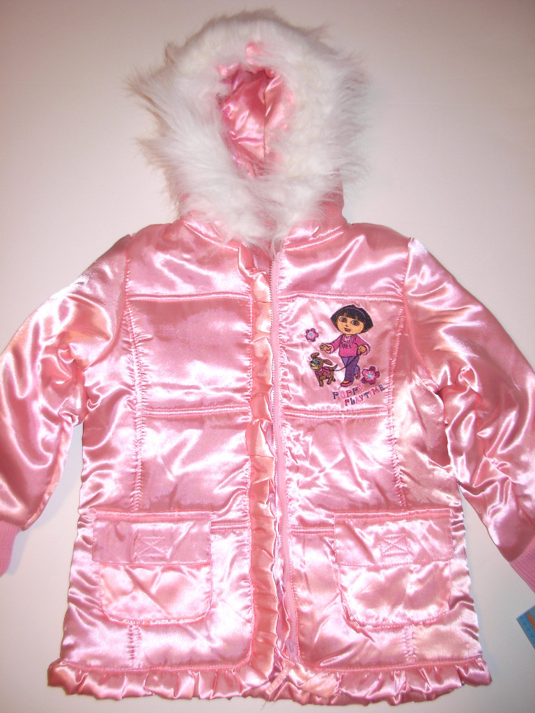 Dora Lined Hooded Winter Jacket,size 6/6X, New w/Tag! | eBay
