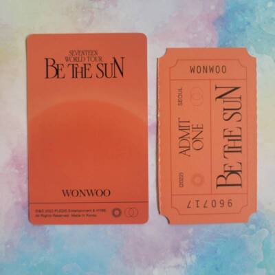 SEVENTEEN WORLD TOUR BE THE SUN - SEOUL Photocard SVT DVD PC | eBay