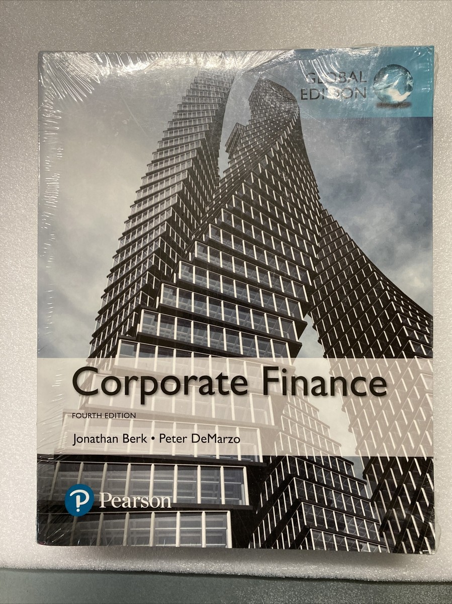 Corporate Finance Berk DeMarzo 4th Edition Global Ed Paperback for