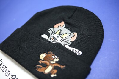 Supreme Black Tom & Jerry Beanie MBGH | eBay
