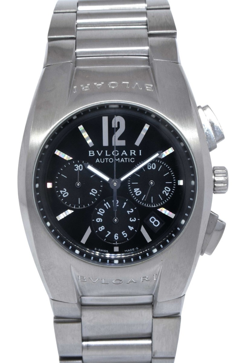 Bvlgari Ergon Chronograph Stainless Steel Automatic Mens Watch