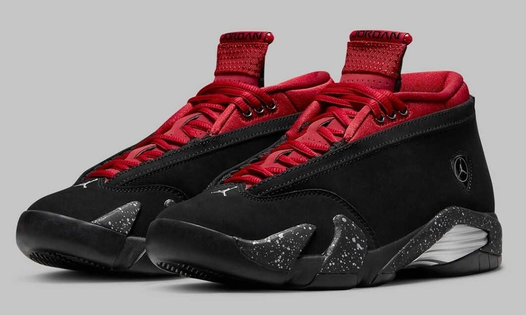 Nike Air Jordan 14 Retro Low Black Gym-Red DH4121-006 Women's Size