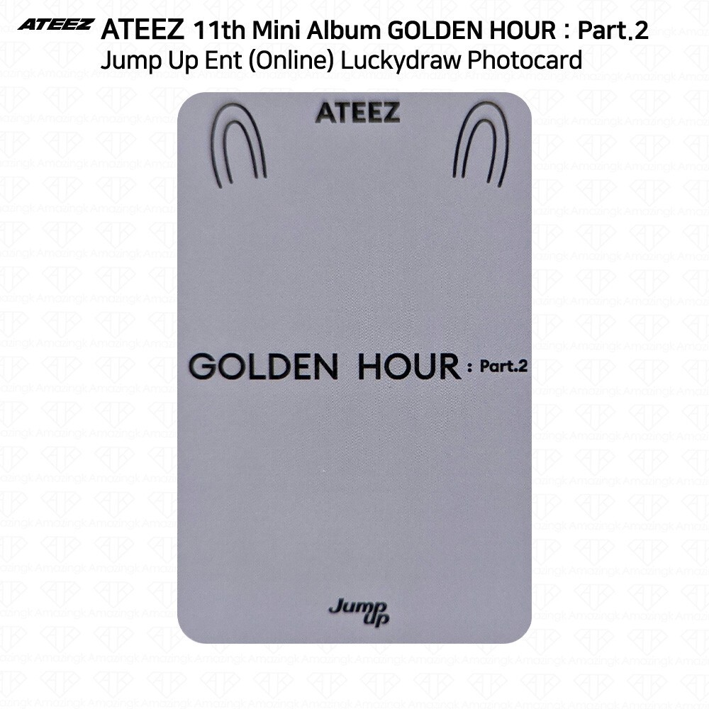 ATEEZ The 11th Mini Album Golden Hour Part.2 Jump Up Luckydraw