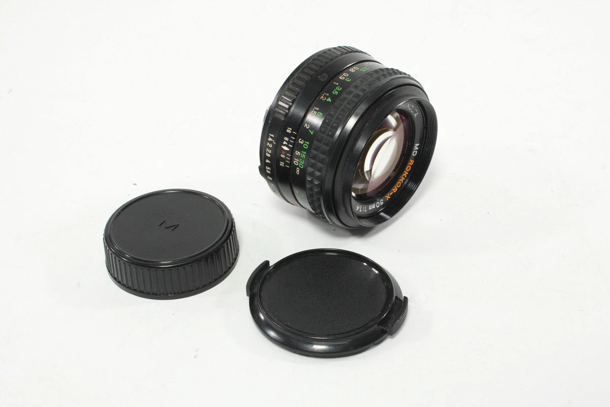 バブルボケ】動作◎ ミノルタ New MD 50mm F1.4 309 バブルボケ】動作