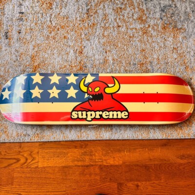 SUPREME SS24 TOY MACHINE SKATEBOARD 8.24'' x 32'' BRAND NEW | eBay
