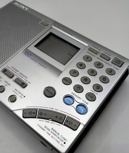 SONY World Band Receiver ICF-SW7600GR AM/FM/SW/SSB Radio Used