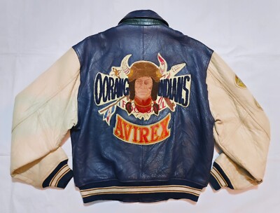 Best AV Exc Condition Avirex Oorang Indian Head leather jacket