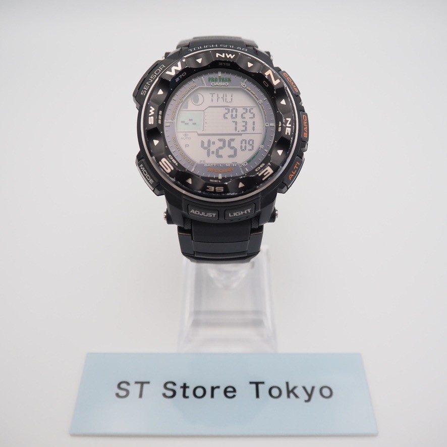 時計 CASIO PRO TREK PRW-2500YT PRW2500R-1 | Triple Sensor Black