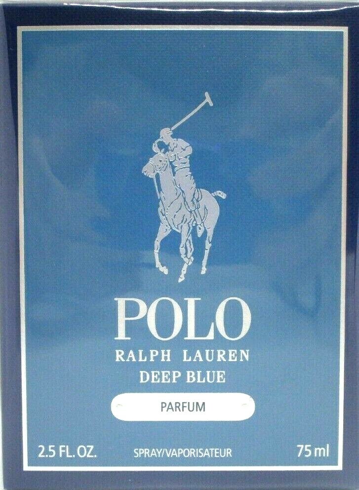 RALPH LAUREN POLO DEEP BLUE PARFUM SPRAY FOR MEN 2.5 Oz / 75 ml
