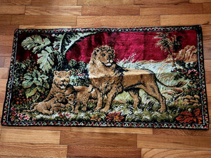 Vintage Lion Tapestry | eBay