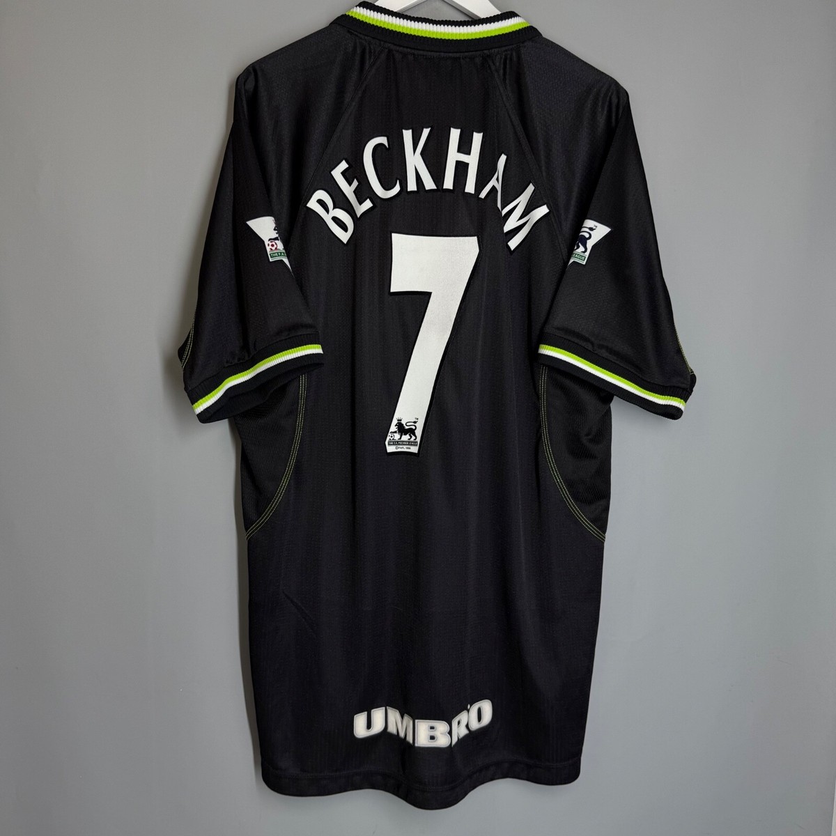 MANCHESTER UNITED 1998/1999 THIRD FOOTBALL SHIRT UMBRO SOCCER