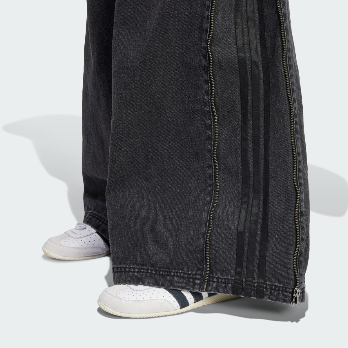 adidas WMNS Adilenium Season 3 Zip Washed Denim Pant JX9211 Japan