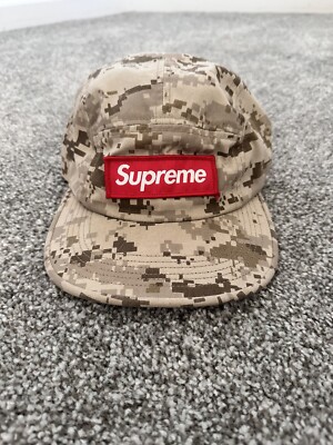 supreme camp 5 panel hat cap Camo | eBay