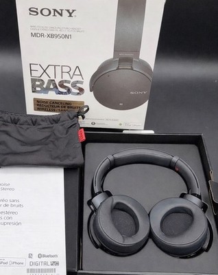 Sony MDR-XB950N1 Over the Ear Headphones - Black for sale online