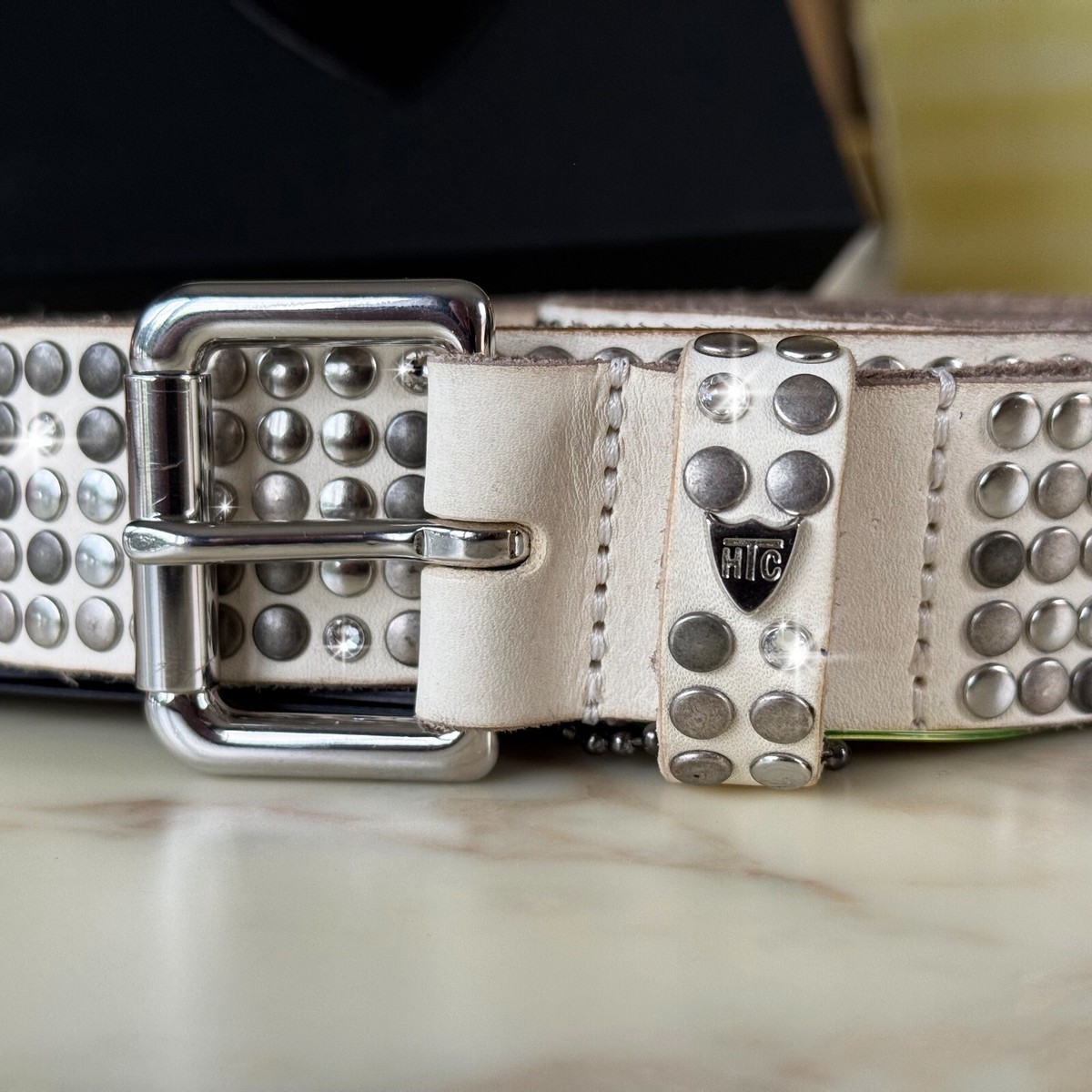 HTC Los Angeles 5.000 Studs Deluxe Belt w/ Swarovski size 110/44