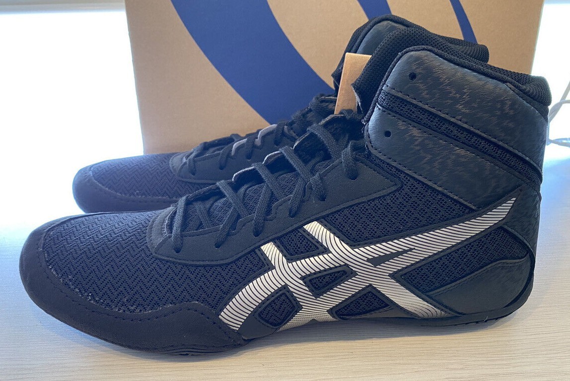 ASICS MATCONTROL 3 Wrestling Shoes Black／PureSilver 1081A053 | eBay