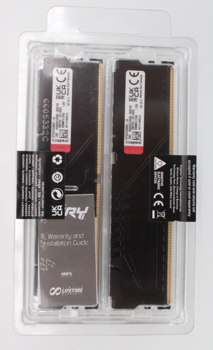 Kingston FURY Beast 64GB [2 x 32GB] DDR5 Memory Kit 5200MT/s