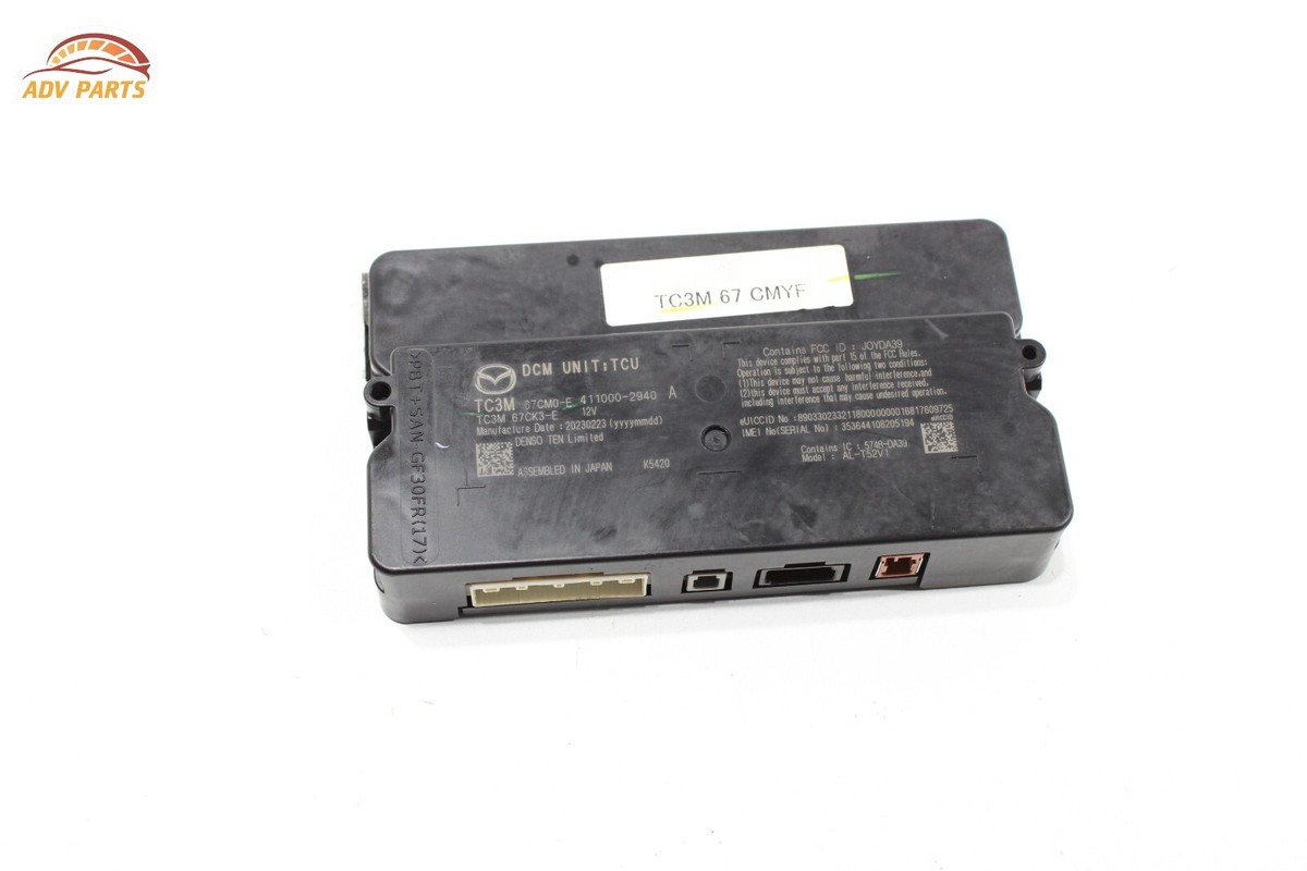 2021 - 2023 MAZDA CX-9 TELEMATICS COMMUNICATION CONTROL MODULE
