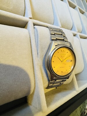 2013年11月製 セイコー5 デイデイト 21J vintage SEIKO 5 watch