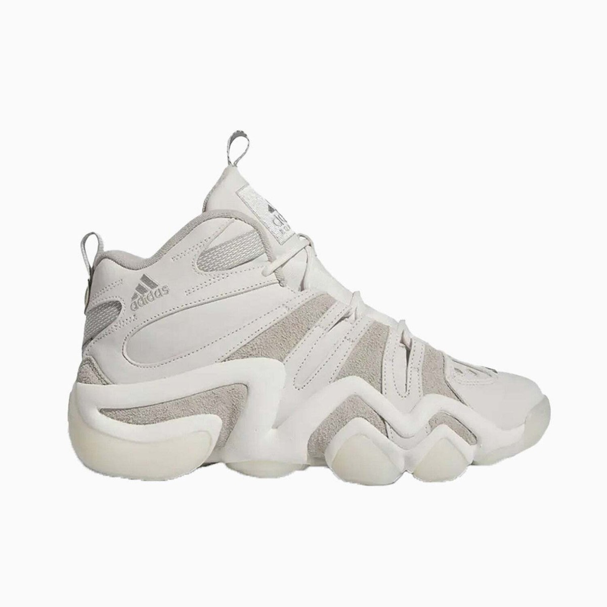 Adidas Crazy 8 Off White Sesame Basketball Sneakers Mesh Leather