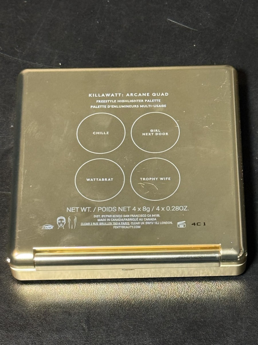 Fenty x Arcane KILLAWATT : ARCANE QUAD Highlighter Palette Limited