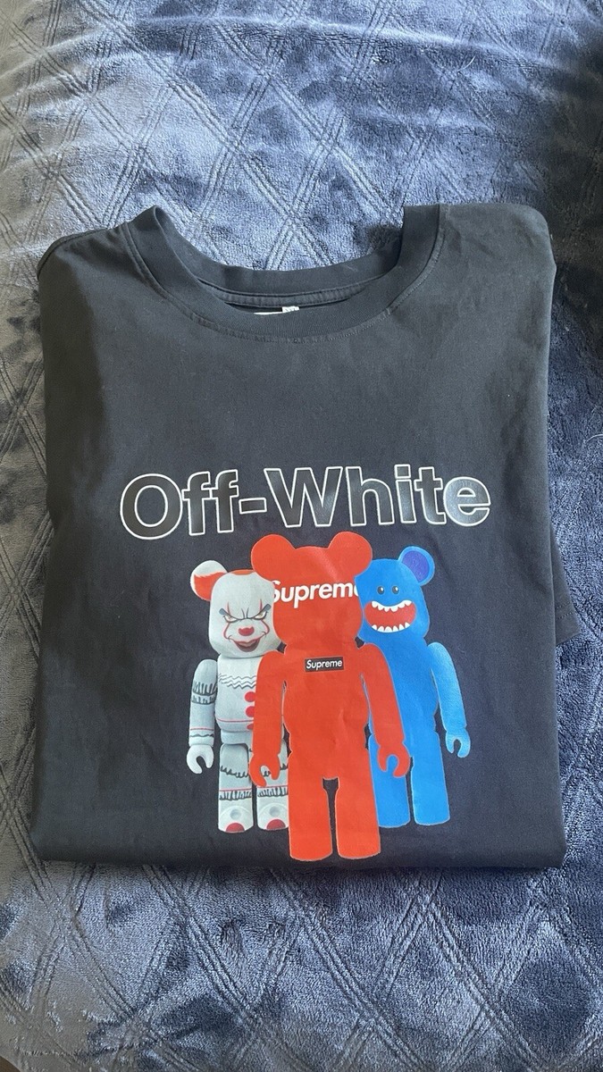 Large Off White x Supreme Bear Bricks T Shirt, DM for ANY offers