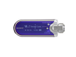 Sony Walkman NW-A605 Silver/Blue ( 512 MB ) Digital Media Player
