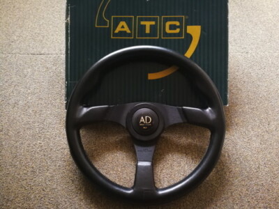 Rare Vintage 90s ATC Altezza Disegno AD Sport Steering Wheel 35cm