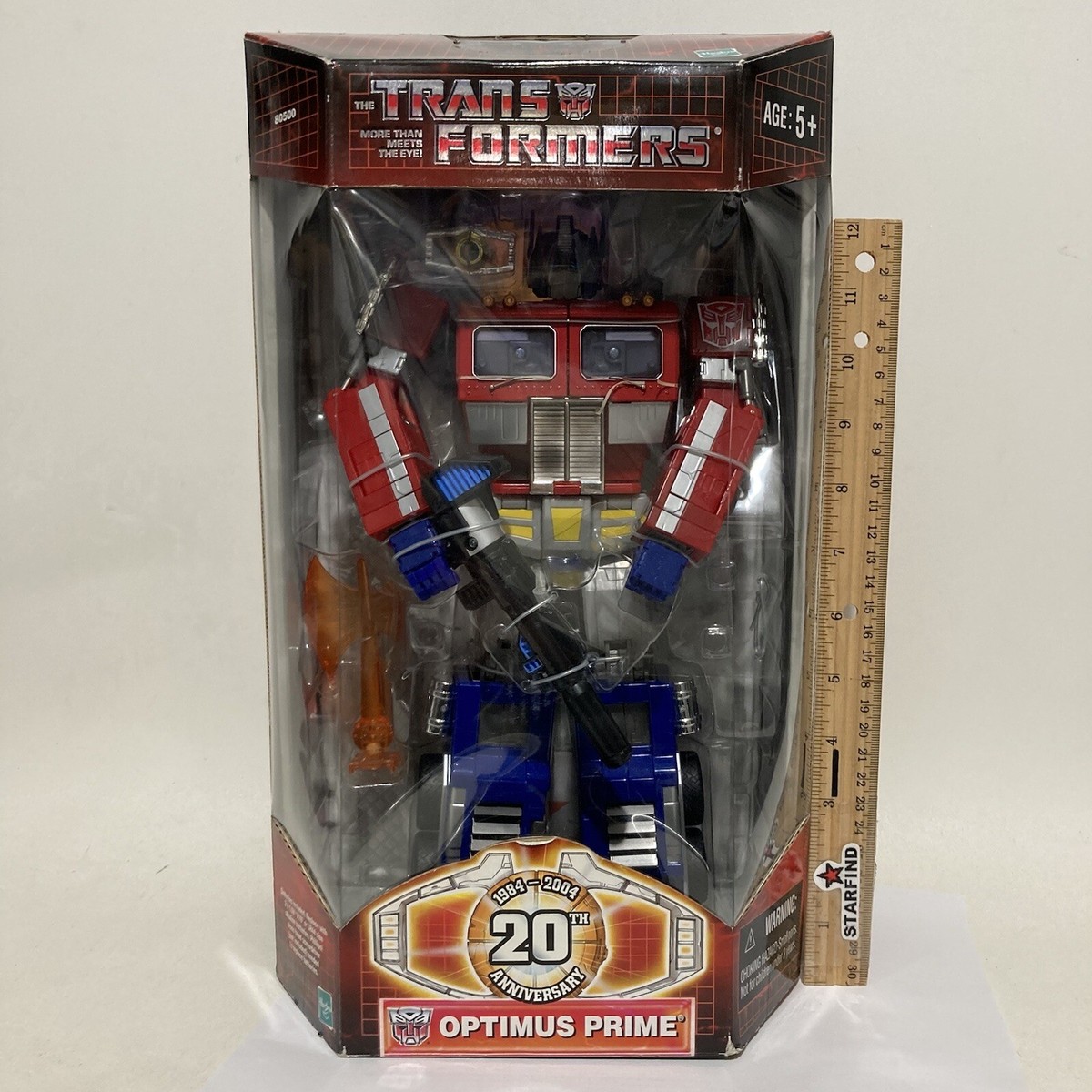 Transformers Opitimus Prime 20th Anniversary 1984-2004 Hasbro