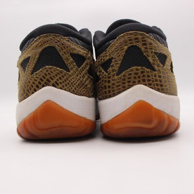 Nike Air Jordan XI 11 Retro Low IE Men's 10 Croc Crocodile Black