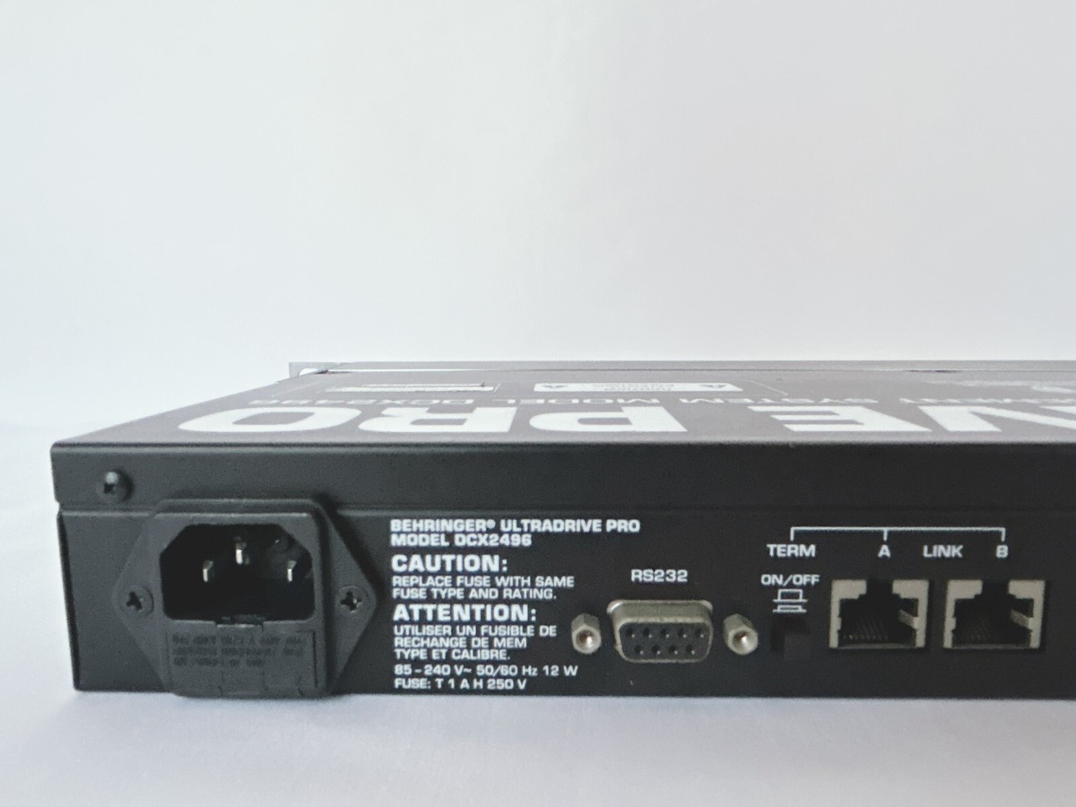 Behringer DCX2496 Ultra-Drive Loudspeaker Management System