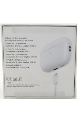Apple AirPods Pro 2nd Generation Gen 2 2023 A2968 with Magsafe USB