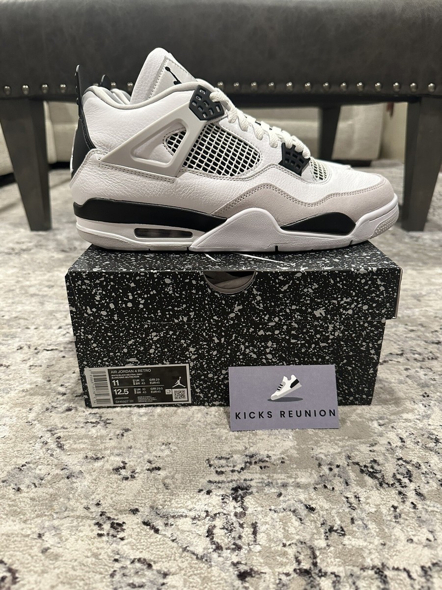 Air Jordan 4 Retro Military Black Men's Size 11 (DH6927-111) Brand