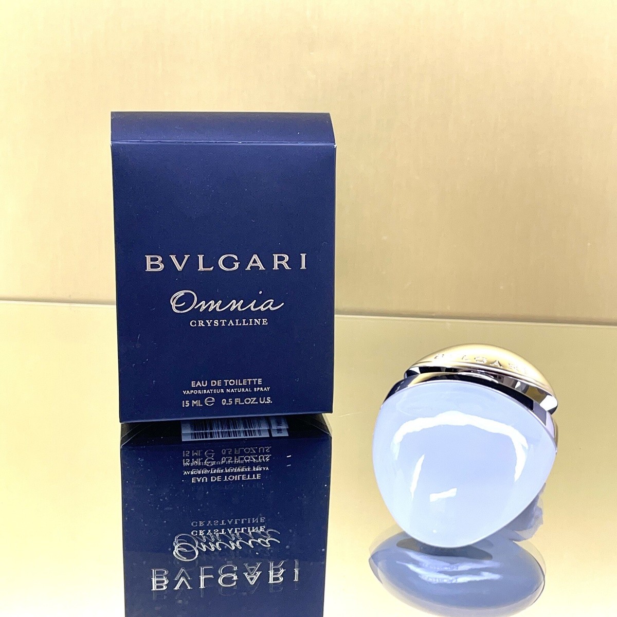 Bvlgari Omnia Crystalline Women EDT 15ml Spray Travel MINI SAMPLE