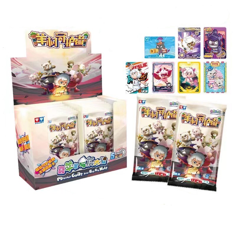 AULDEY Pleasant Goat and Big Big Wolf Anime Collection Trading
