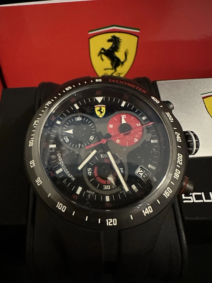 新品⭐︎Scuderia Ferrari クロノグラフ シリコン Watch This Cool