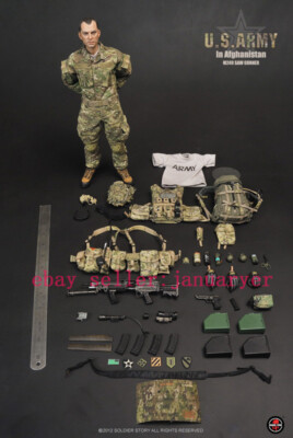 Soldier Story Ss068 1/6 U.S.Army M249 Gunner In Afghanistan Action