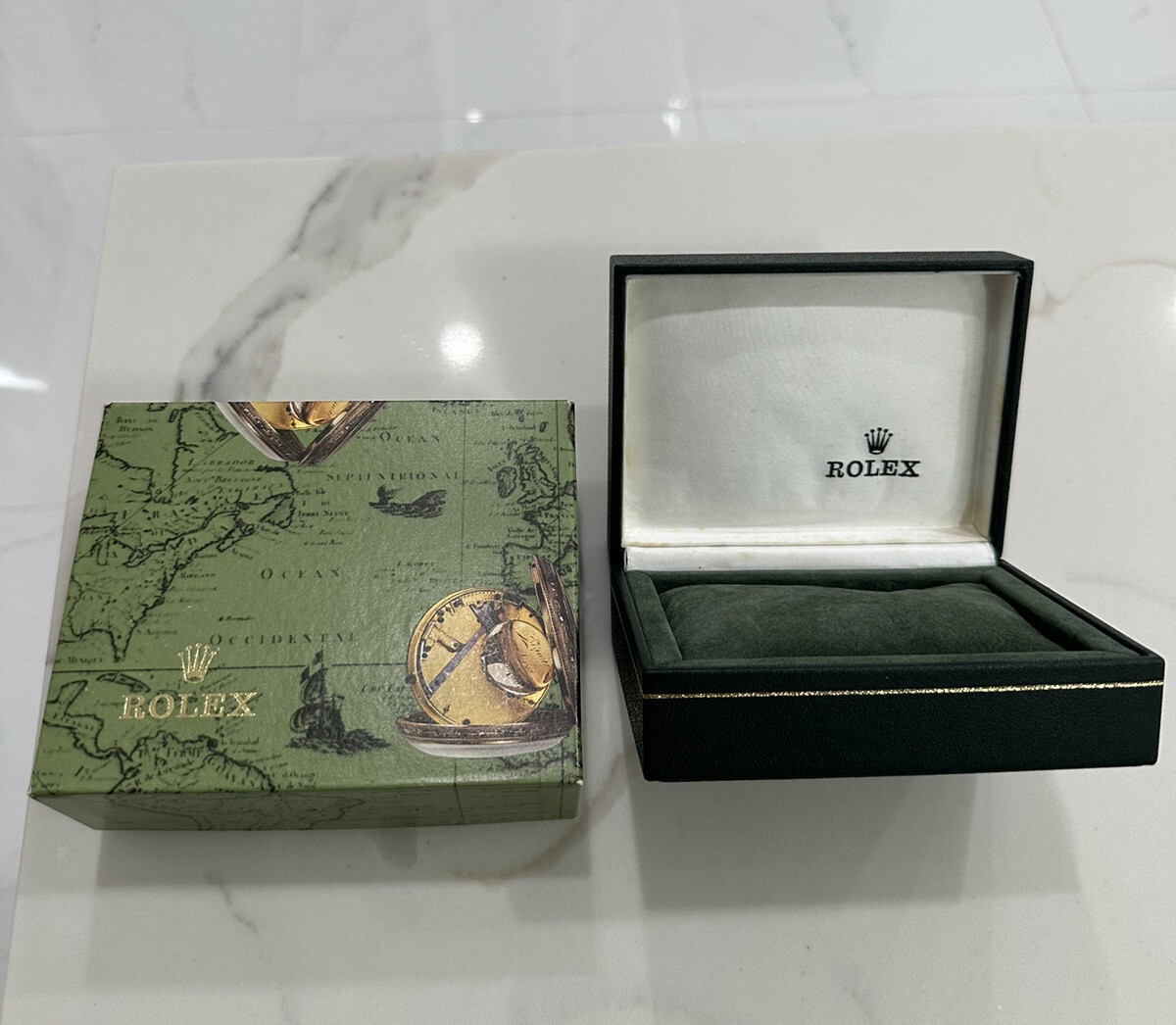 100% Genuine Vintage Rolex Green Box Explorer /Datejust OP 80-90s