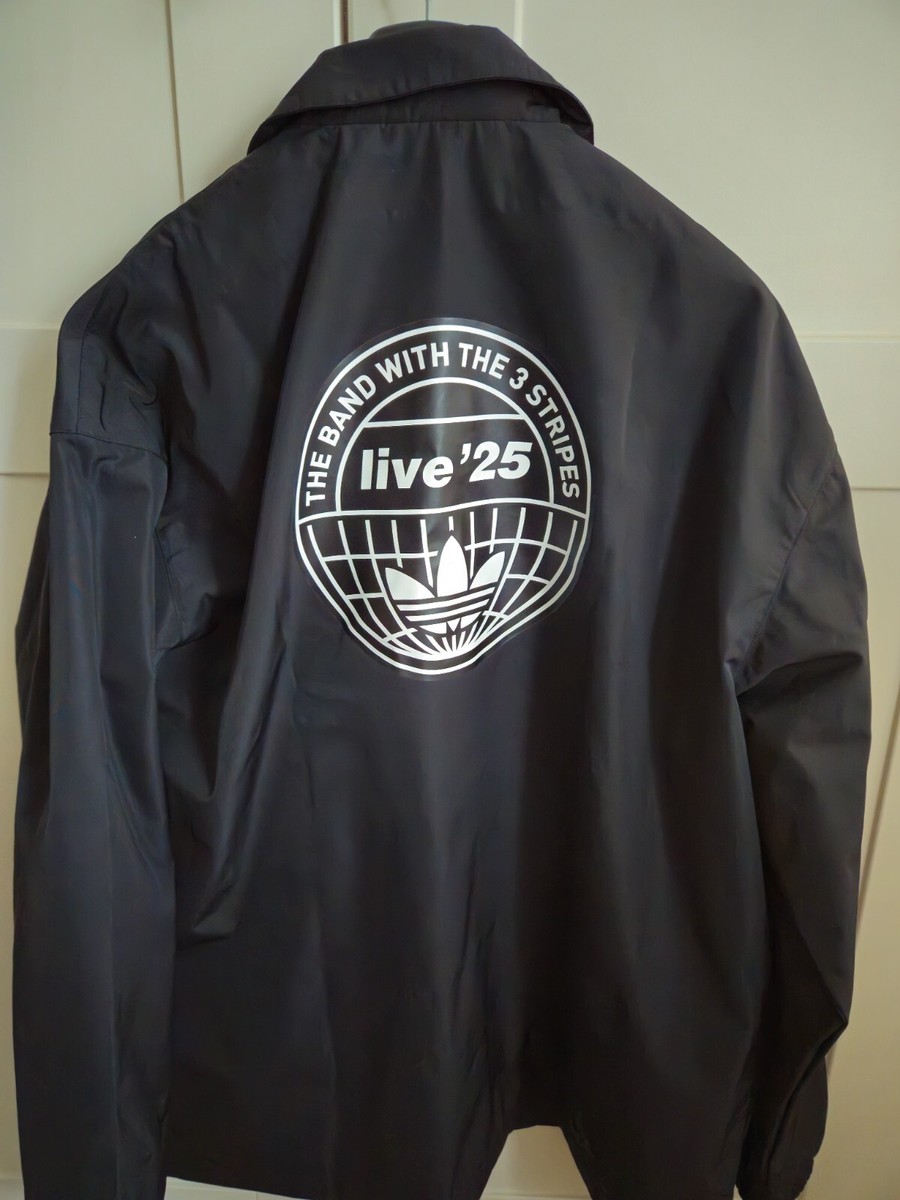 Adidas Originals x Oasis Tour Coach Jacket Black - Medium, SOLD