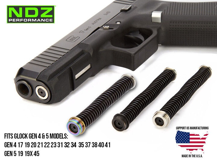 NDZ Glock Gen 4 17 19 20 Guide Rod Assembly Stainless Steel