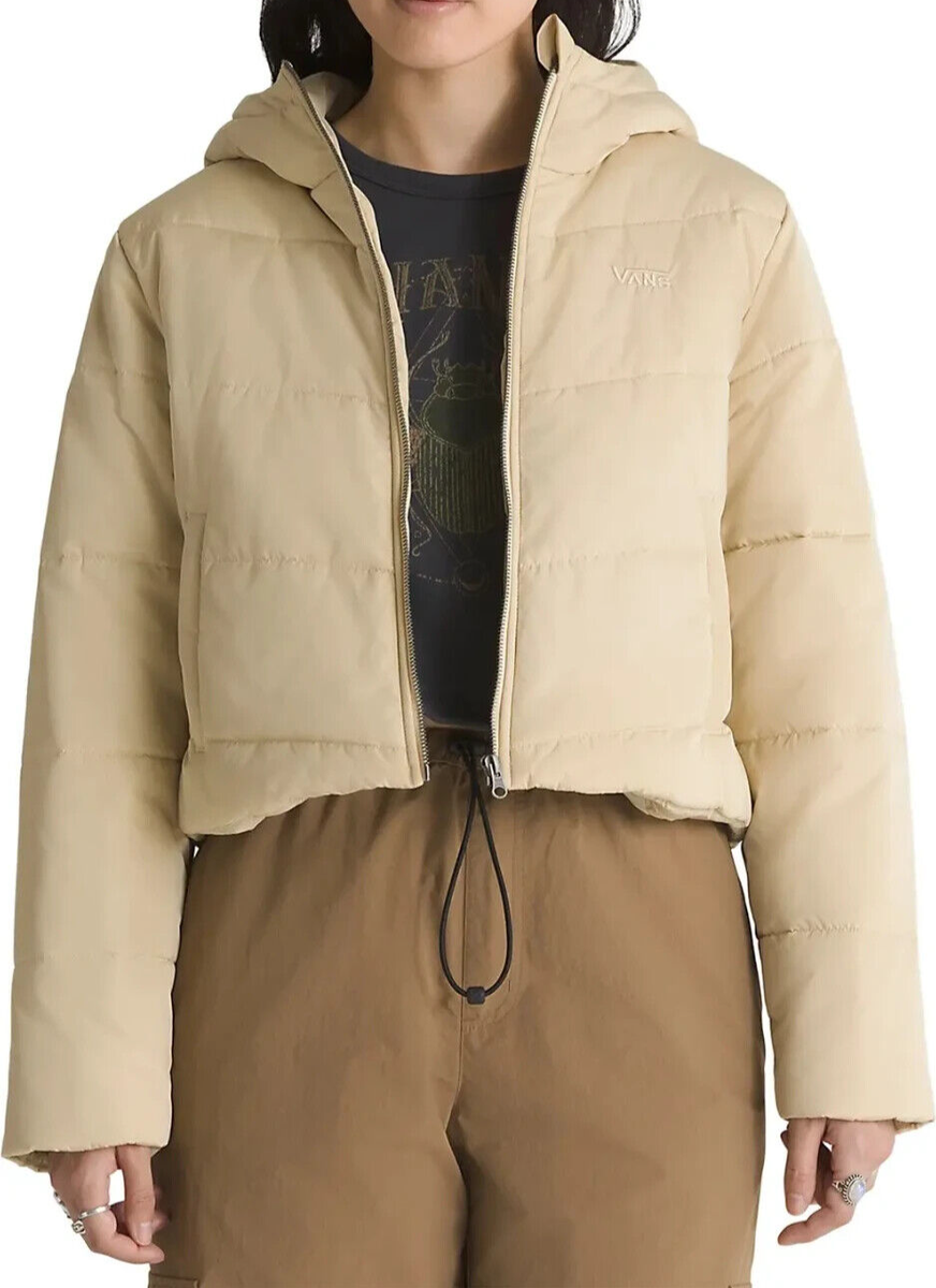 Vans Women Mojave Desert MTE Foundry Crop Puff Hooded Jacket