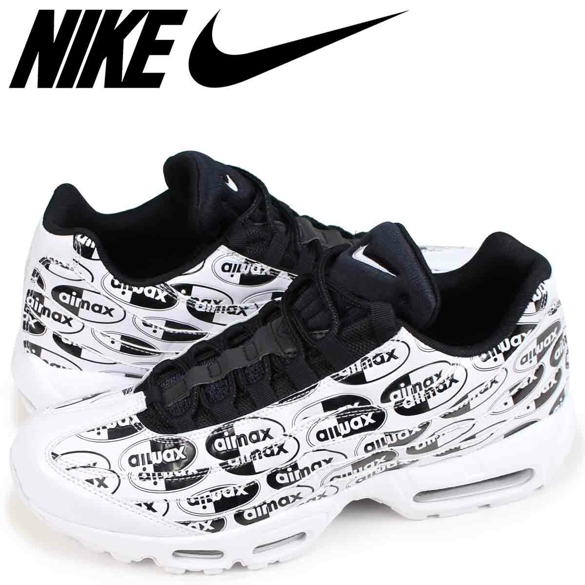 Nike Air Max 95 QS All Over Logo Pack White Black JDI 538416-103