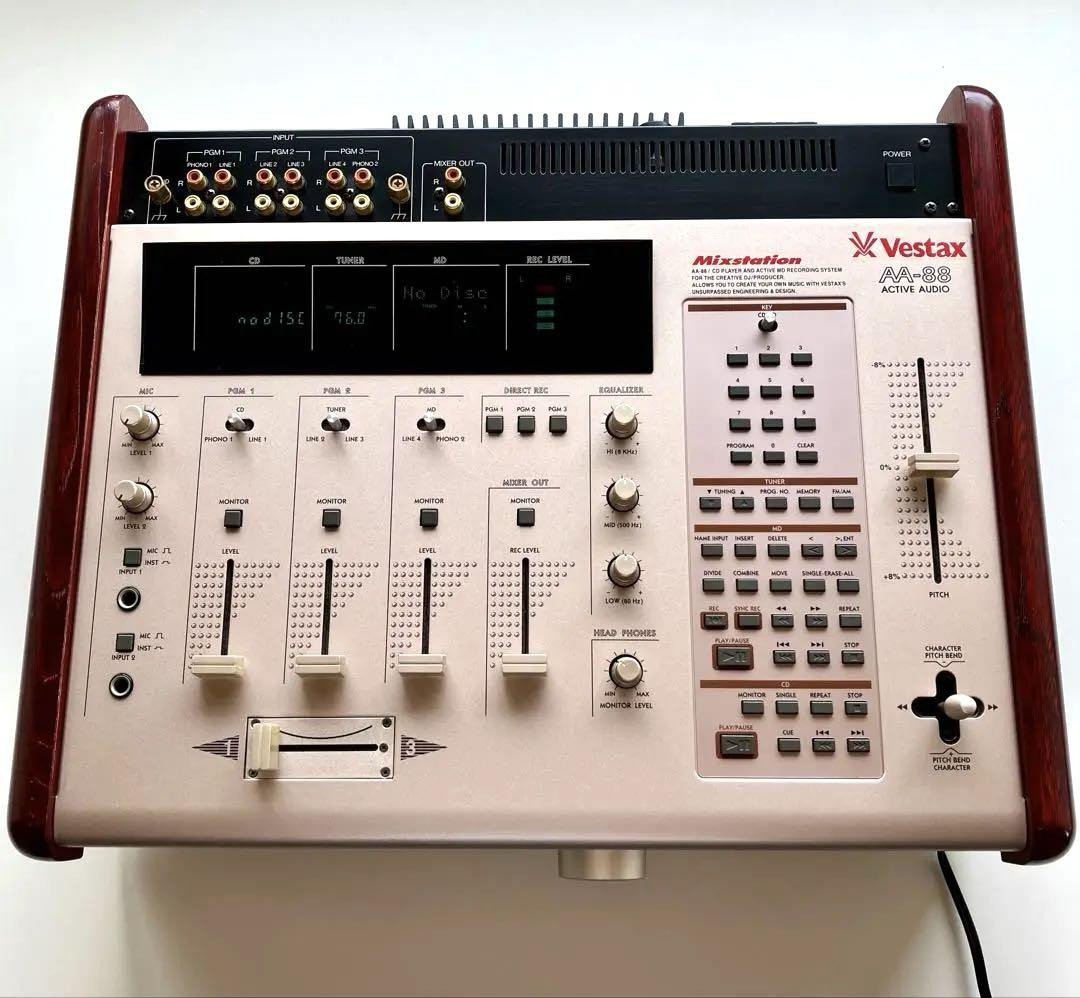 VESTAX AA-88 Mixer MIXSTATION Rare and finest quality Cafe Apres