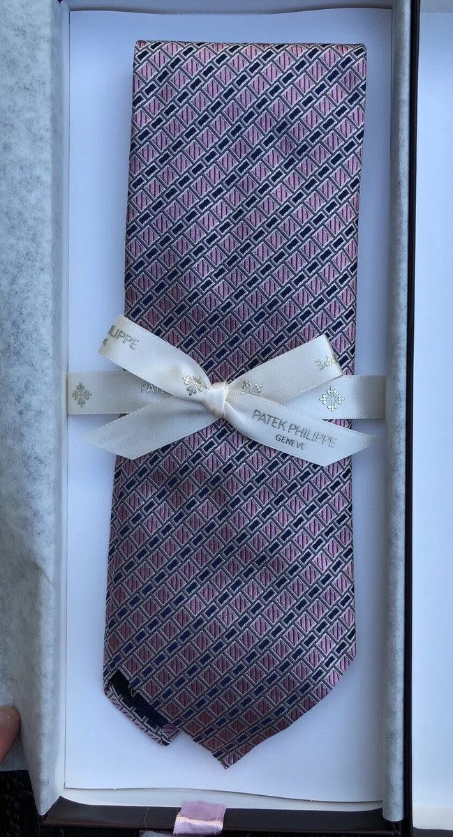 Original Patek Philippe Necktie by Ermenegildo Zegna 100% Silk