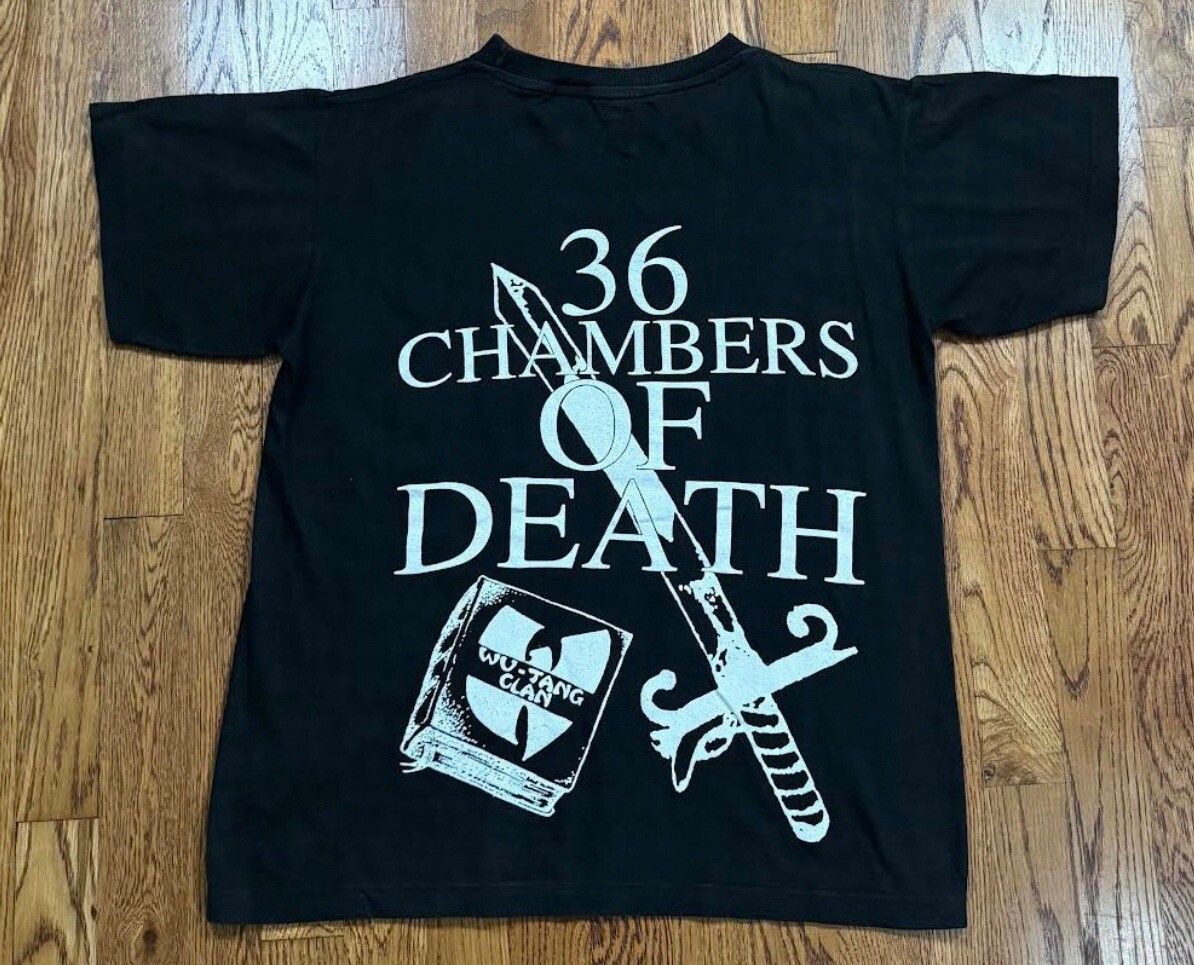 Vintage Wu Tang Clan 36 Chambers Of Death T Shirt (Size M) | eBay